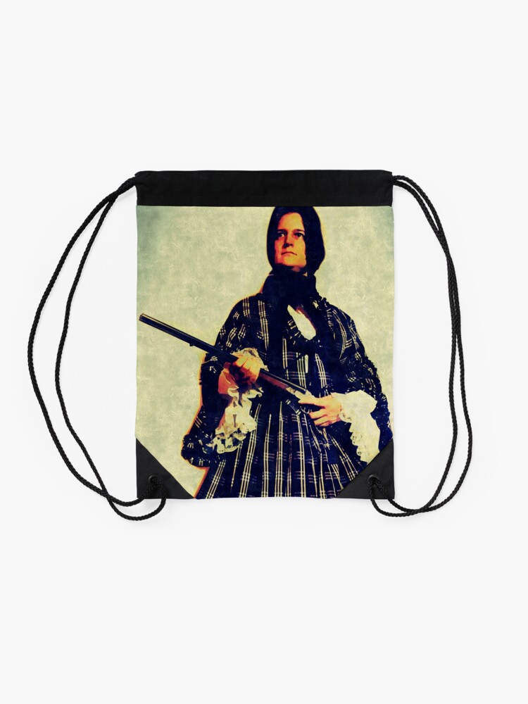 Alternate view of The widow Drawstring Bag