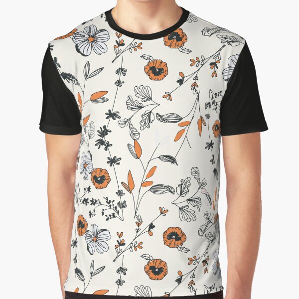 Item preview, Orange Flower Pattern designed and sold by chotnelle.