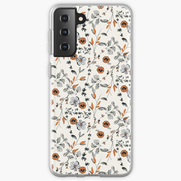 Item preview, Orange Flower Pattern designed and sold by chotnelle.
