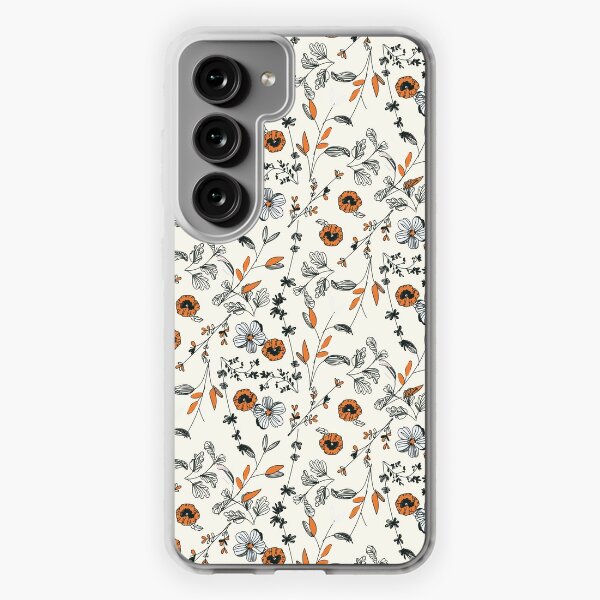 For Samsung Galaxy S21 Case SM-G990F Stylish Flower Painted Cover For  Samsung S21 5G SM