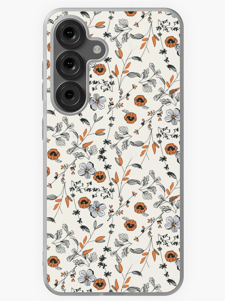 Aperçu 1 sur 4. Coque Samsung Galaxy avec l'œuvre Motif de fleur d'oranger créée et vendue par chotnelle.