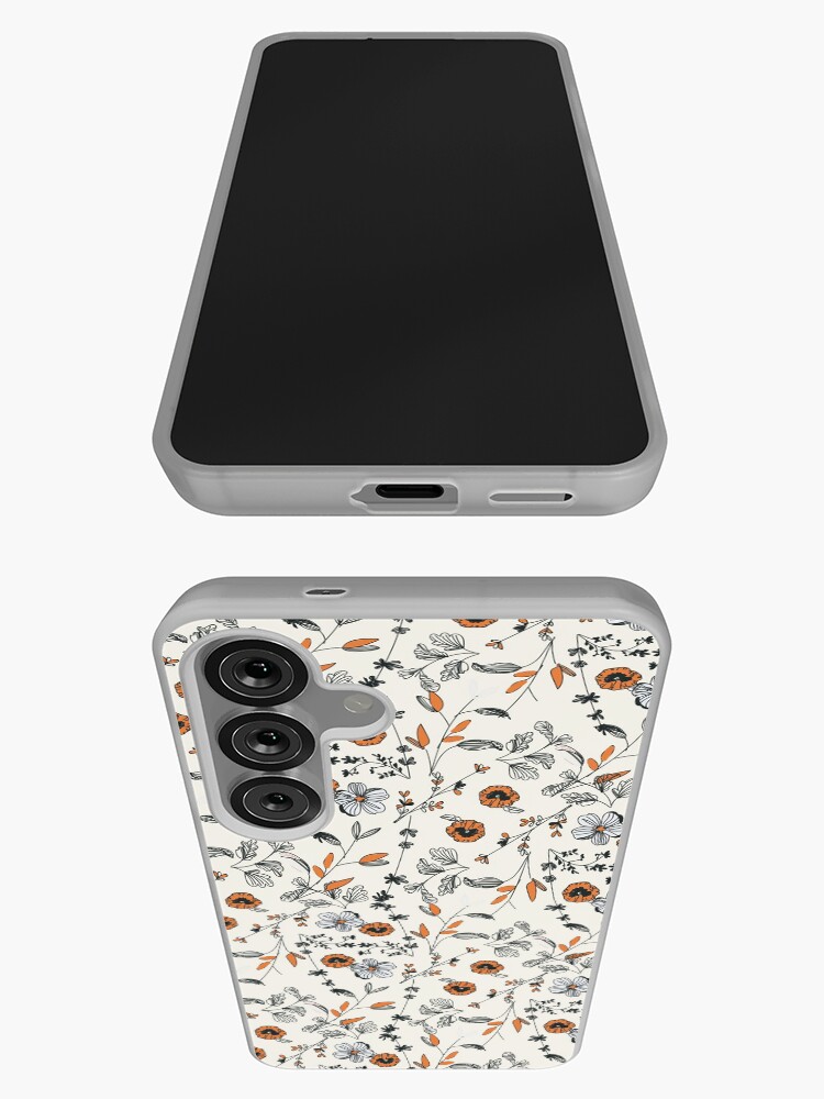 Aperçu 3 sur 4. Coque Samsung Galaxy avec l'œuvre Motif de fleur d'oranger créée et vendue par chotnelle.