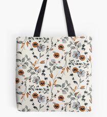 Bolsa de tela Patrón de flor de naranja