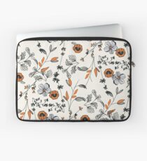 Funda para portátil Patrón de flor de naranja