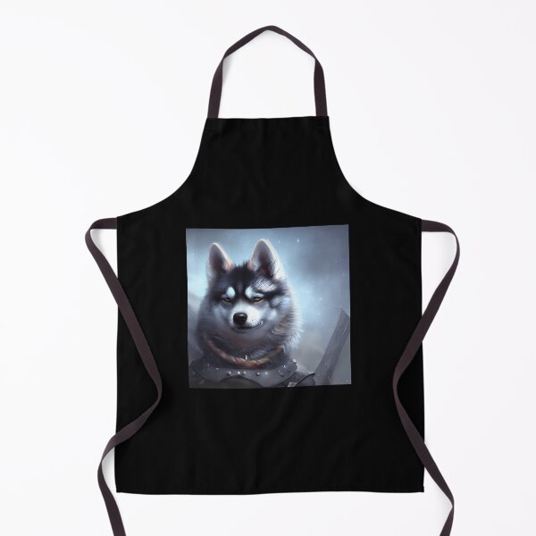 Item preview, AI Generated Art, War Husky/Pomsky designed and sold by RabbitHoleMI.