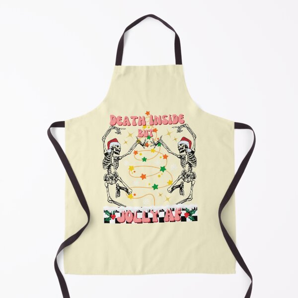 Item preview, Death inside but jolly af Merry Christmas Christmas vintage shirt Christmas gift designed and sold by ArtfulGiftShop.
