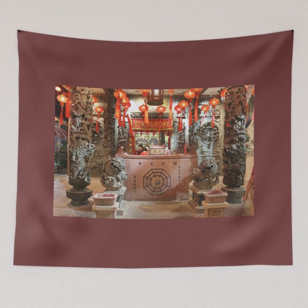 Item preview, Hotel reception styled like ancient Chinese temple altar designed and sold by kall3bu.