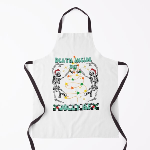 Item preview, Death inside but jolly af Merry Christmas Christmas vintage shirt Christmas gift designed and sold by ArtfulGiftShop.