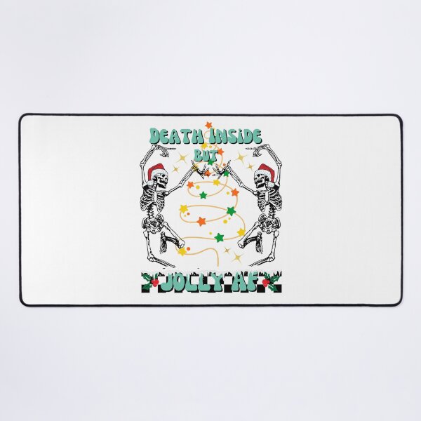 Item preview, Death inside but jolly af Merry Christmas Christmas vintage shirt Christmas gift designed and sold by ArtfulGiftShop.