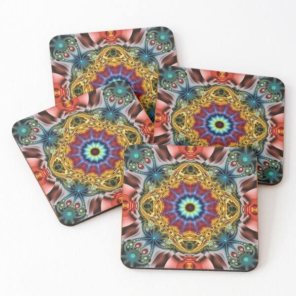 Item preview, Colourful Psychedelic Kaleidoscope designed and sold by pinkal.