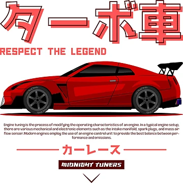 Artwork thumbnail, Red JDM GTR R35 Legend by RacingSize