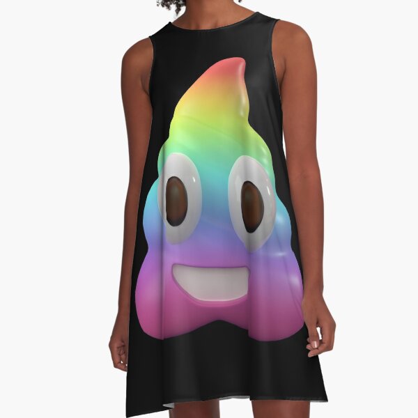  Poop In Rainbow Emoji Fashion Women's Classic