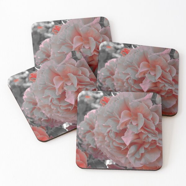 Item preview, low pigment red rose on grey designed and sold by tasgrama.