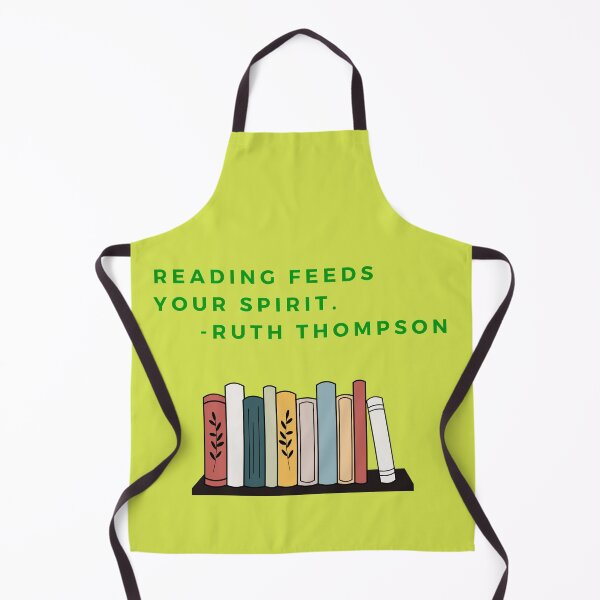 Item preview, 'Reading feeds your spirit'- Ruth Thompson designed and sold by Rechtop.