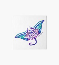 Tribal Manta Art Board Print
