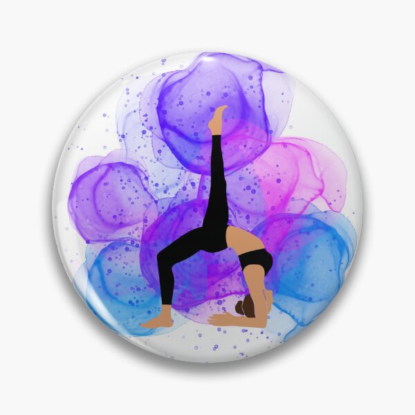 Item preview, Yoga Wheel Leg Kick - Yoga Pose designed and sold by MindedInc.