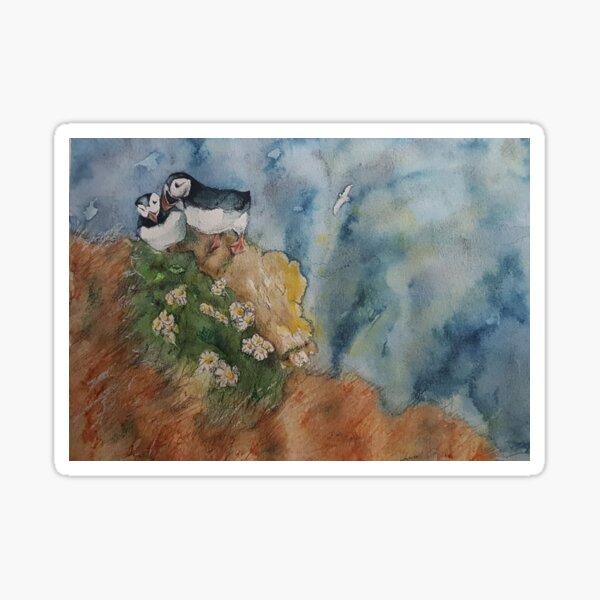 Item preview, Icelandic Puffins designed and sold by AWhittenArt.