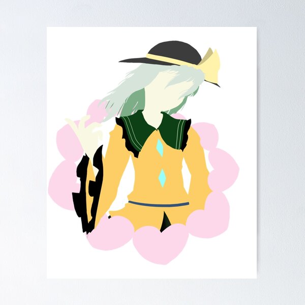 Item preview, Touhou Project Koishi flat silhouette    designed and sold by NEETPRINTSTORES.