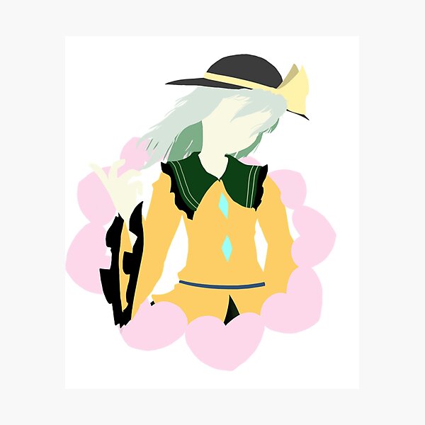 Item preview, Touhou Project Koishi flat silhouette    designed and sold by NEETPRINTSTORES.
