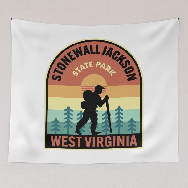 Item preview, Stonewall Jackson State Park West Virginia Retro Hiking designed and sold by HalpinDesign.