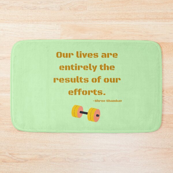 Item preview, 'Our lives are entirely the results of our efforts'- Shree Shambav designed and sold by Rechtop.
