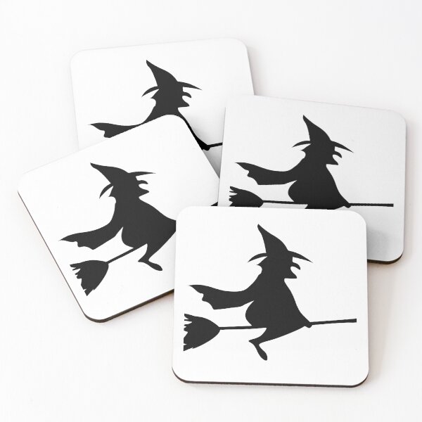 Item preview, Witch hag on a broom designed and sold by Vionarodgers.
