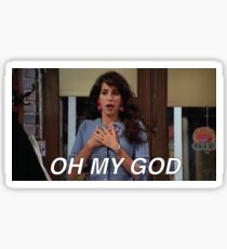 Janice Oh My God Friends Sticker
