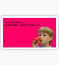 Kazoo Kid: Stickers | Redbubble