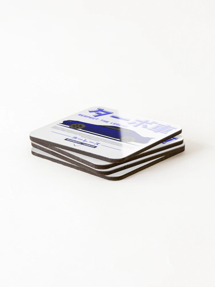 Thumbnail 4 of 5, Coasters (Set of 4), Blue JDM GTR R32 Legend designed and sold by RacingSize.