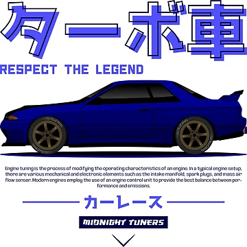 Artwork thumbnail, Blue JDM GTR R32 Legend by RacingSize