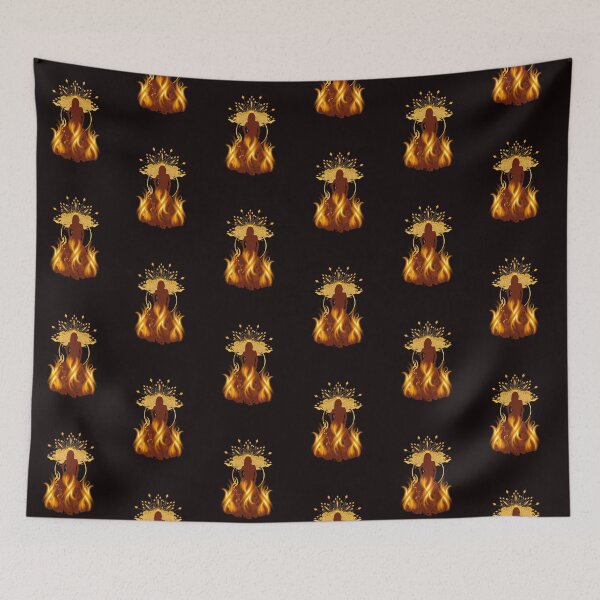Item preview, Fire Goddess With The Sun On Her Shoulders designed and sold by ArtisanAvenue21.