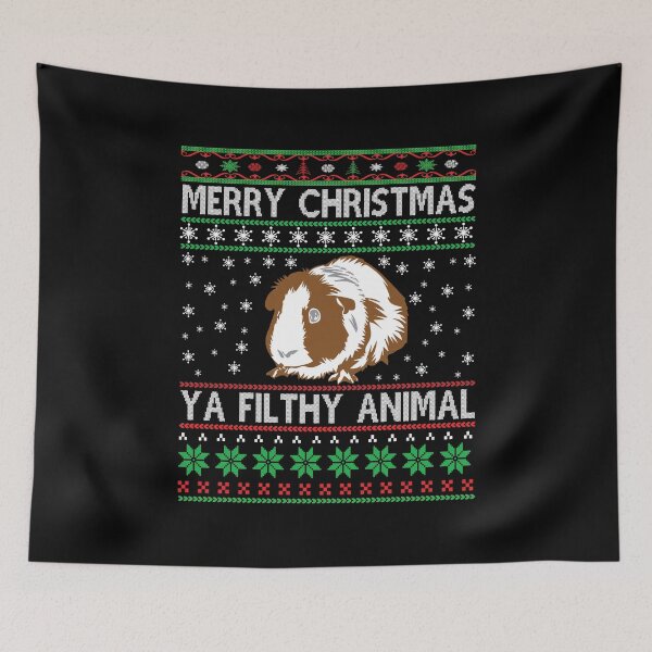 Item preview,  merry Christmas ya filthy animal ,Filthy Animal Sweater  designed and sold by sweary12.