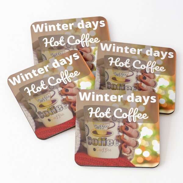 Item preview, Winter days hot coffee designed and sold by marcioks.