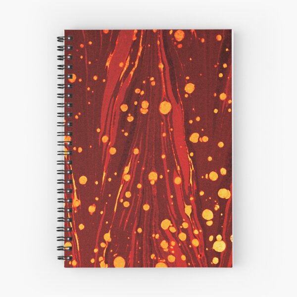 Item preview,  ABSTRACT RED MARBLED PAPER WITH GOLD SPLASHES designed and sold by BulganLumini.
