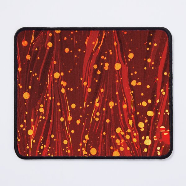 Item preview,  ABSTRACT RED MARBLED PAPER WITH GOLD SPLASHES designed and sold by BulganLumini.