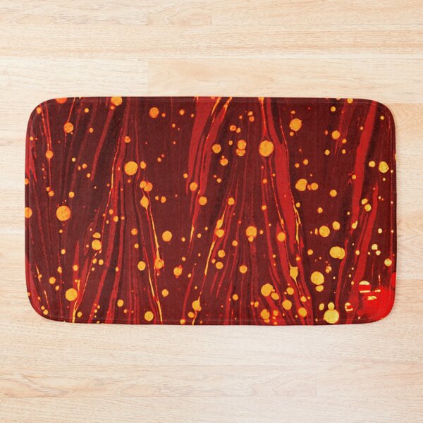 Item preview,  ABSTRACT RED MARBLED PAPER WITH GOLD SPLASHES designed and sold by BulganLumini.
