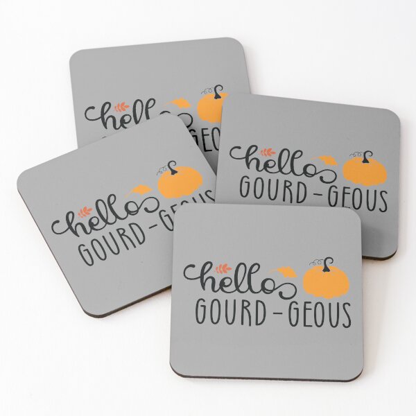 Item preview, hello gourd geous,Fall Pumpkin Ghost October Skeleton Creepy Leaf Trick Or Treat Thanksgiving Season Goth Gothic designed and sold by NAZIMNADIR.