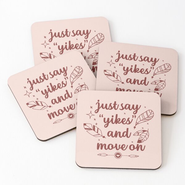 Item preview, Just Say "Yikes" and Move On Typography designed and sold by bolimj.