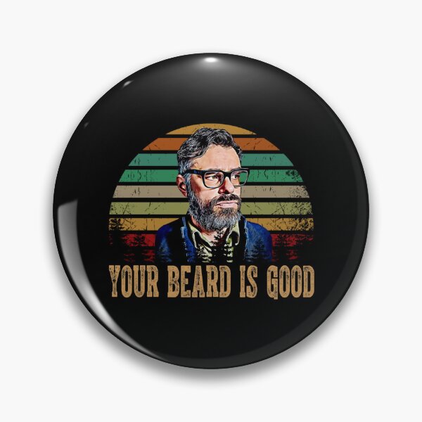 Item preview, Retro beard is good the flight of the conchords art gift for fans bret   designed and sold by fuglybarbiee.