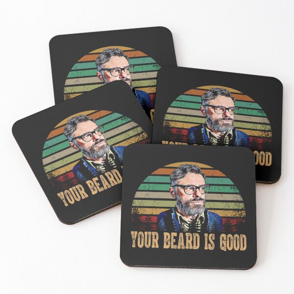 Item preview, Retro beard is good the flight of the conchords art gift for fans bret   designed and sold by fuglybarbiee.