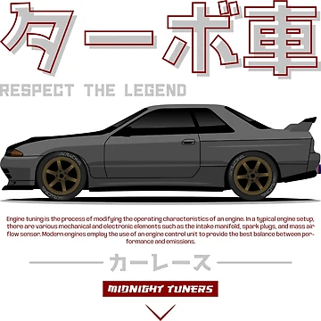 Artwork thumbnail, Silver JDM GTR R32 Legend by RacingSize
