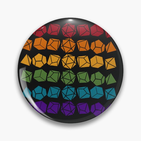 Item preview, Dice Set - Pride Flag designed and sold by KopoArtyStuff.