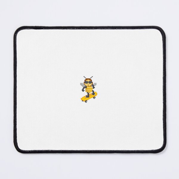 Item preview, Pixel art bee riding a skateboard designed and sold by fresh305.