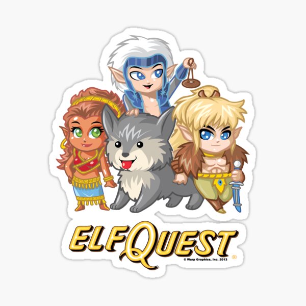 ElfQuest: Chibi Trio Sticker