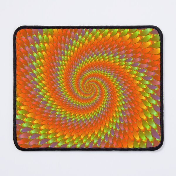 Vista previa del artículo con la obra «Espiral psicodélico colorido», diseñado y vendido por Ksaavet.