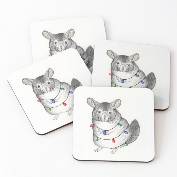 Item preview, Festive Chinchilla designed and sold by WolfySilver.