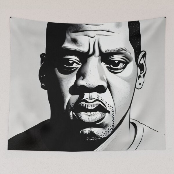 Artikelvorschau, Jay Z 01 entworfen und verkauft von WhiteCatGallery.