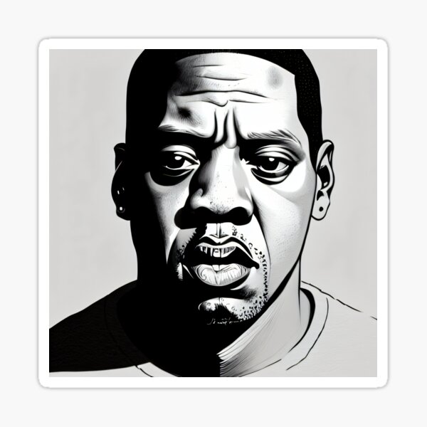 Aperçu de l'œuvre Jay-Z 01 créée et vendue par WhiteCatGallery.