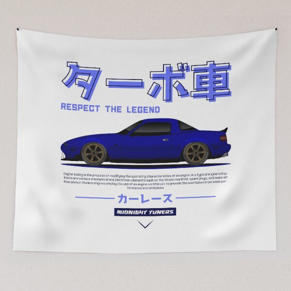 Item preview, Blue JDM Miata NA Legend designed and sold by RacingSize.
