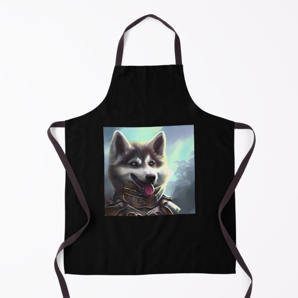 Item preview, AI Generated Art, War Husky/Pomsky designed and sold by RabbitHoleMI.